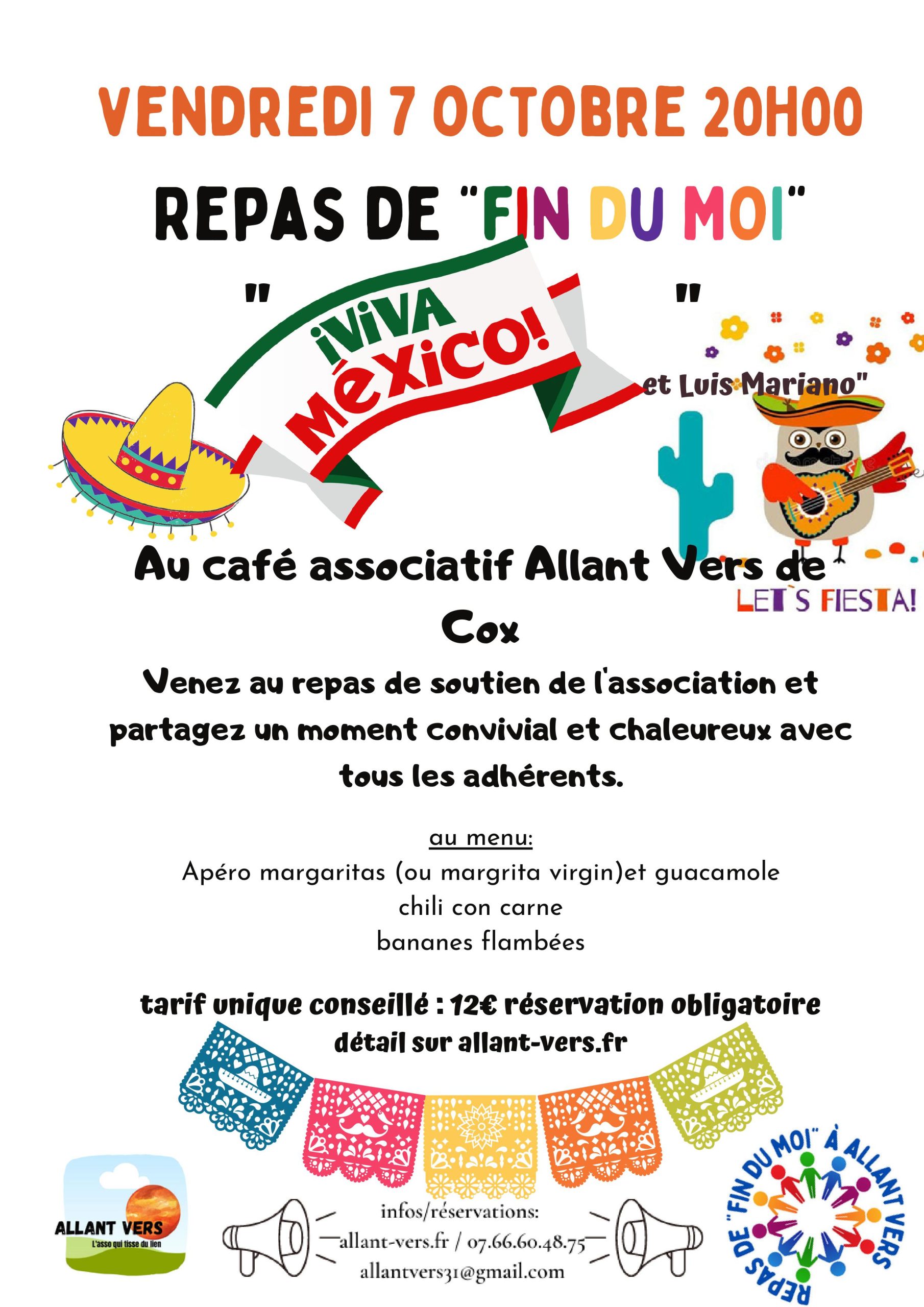 Allant vers repas fin du moi octobre 2022