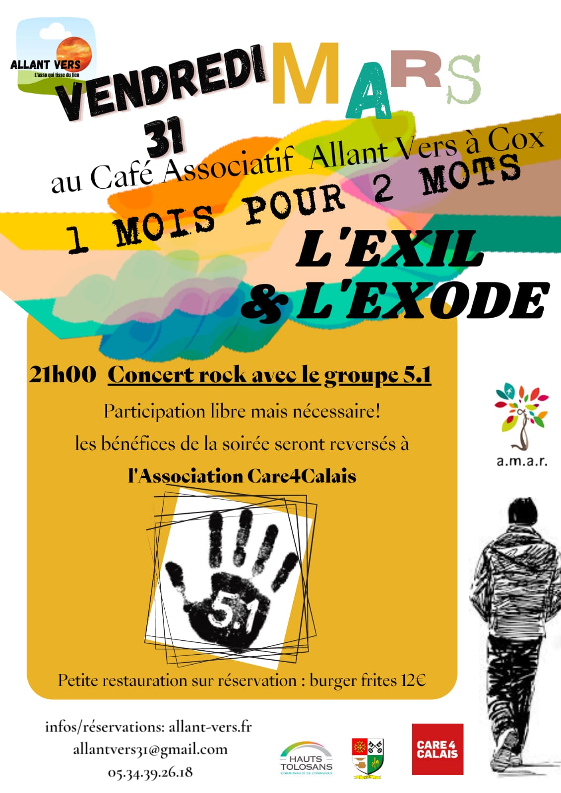Allant Vers, Mars 2023, Concert avec le groupe 5.1