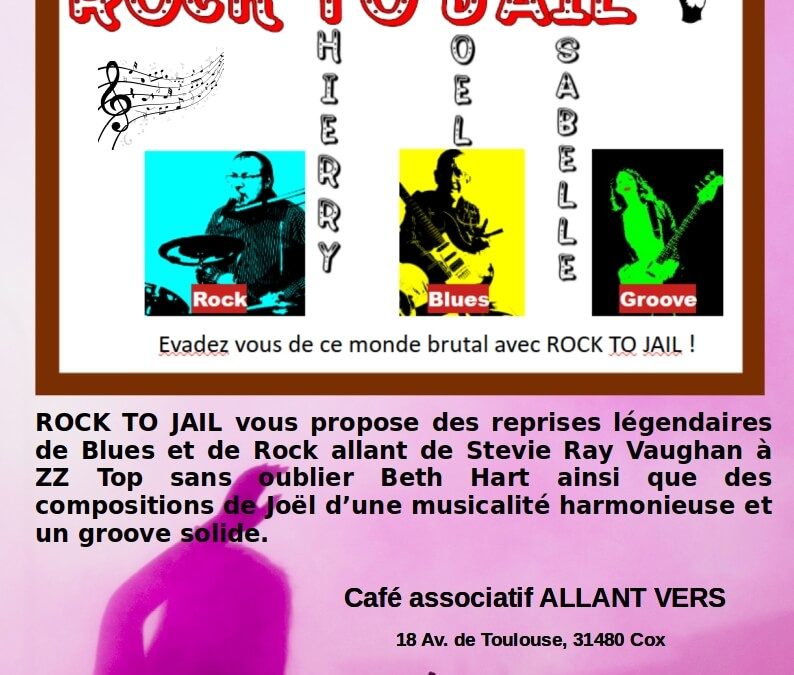Concert « Rock to Jail » – Blues et Rock