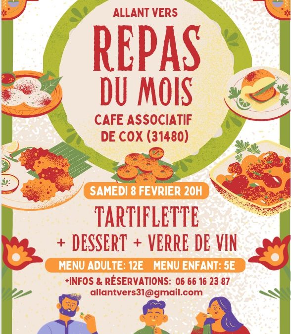 Repas du Mois: Tartiflette