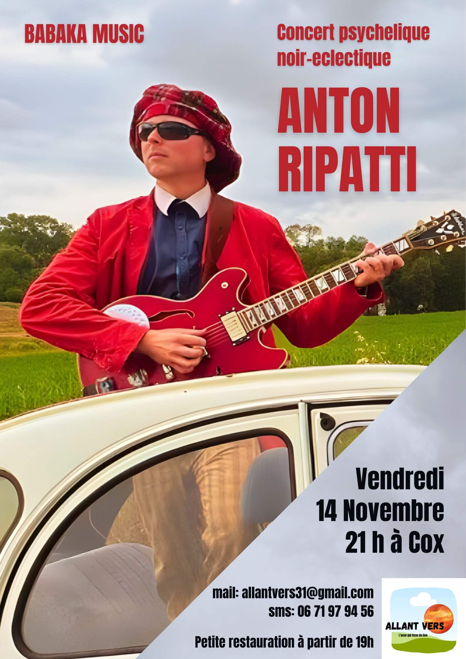 Allant Vers, Affiche Concert Anton Ripatti