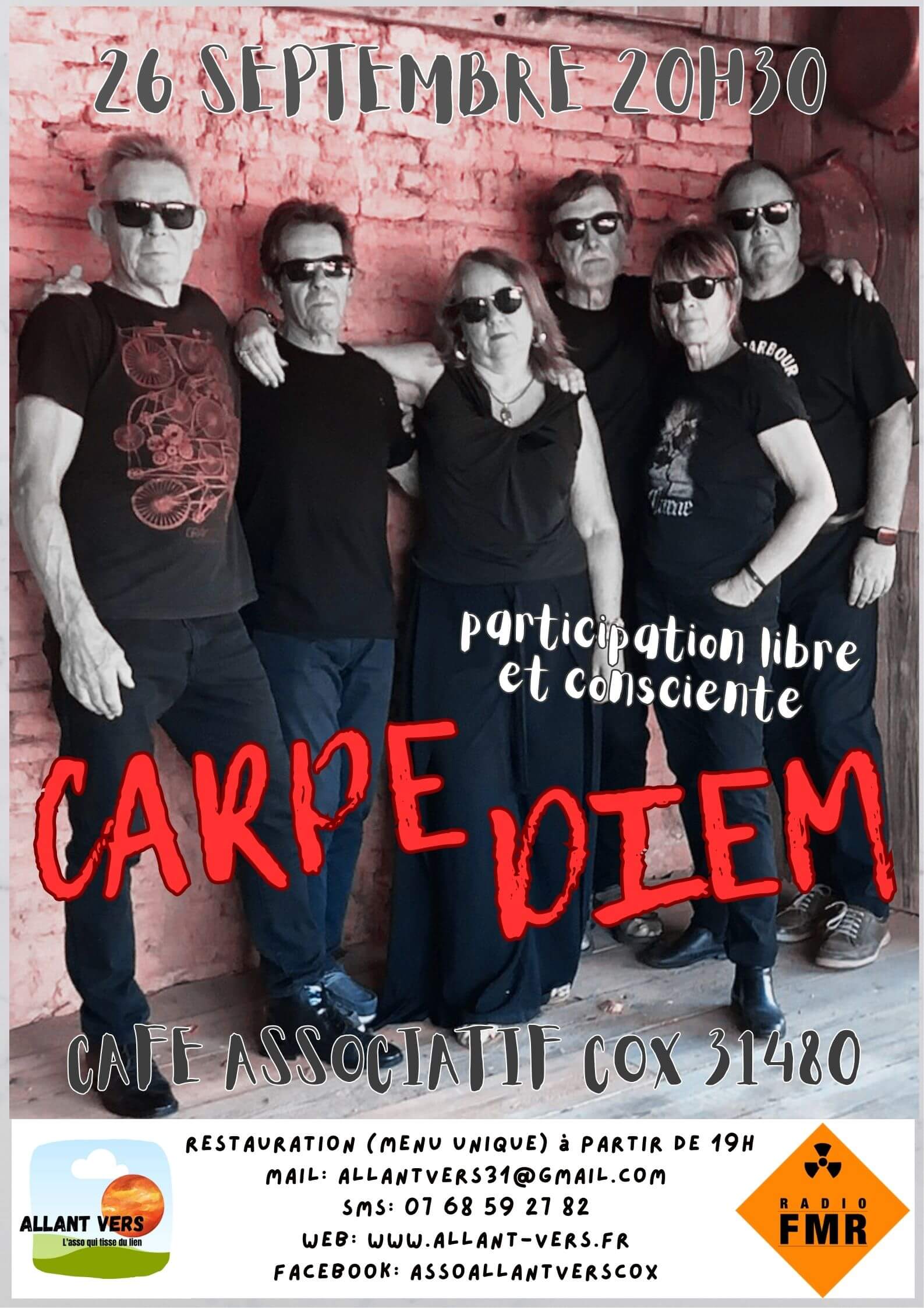 Affiche, Groupe "Carpe Diem"